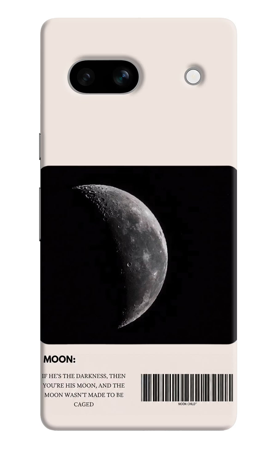 Moon Phase Google Pixel 7A Back Cover, Hard case