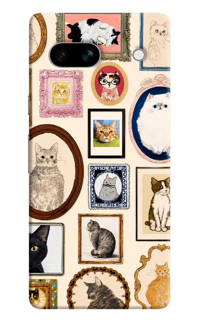 Mirror Cats Google Pixel 7A Hard Case Back Cover by Casekaro
