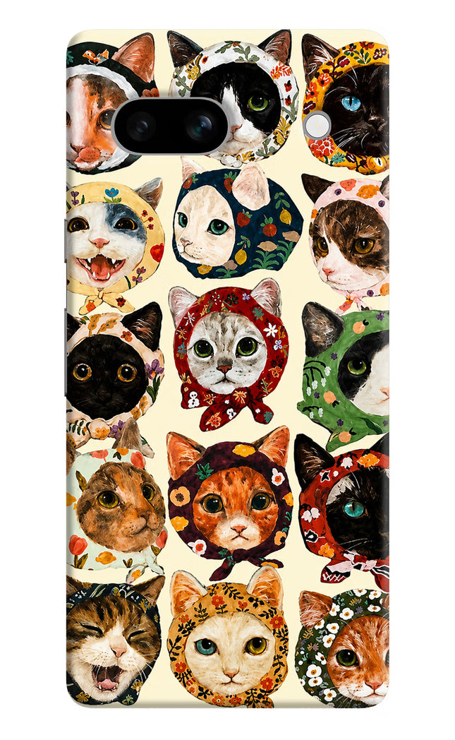 Cool Cat Google Pixel 7A Hard Case Back Cover by Casekaro