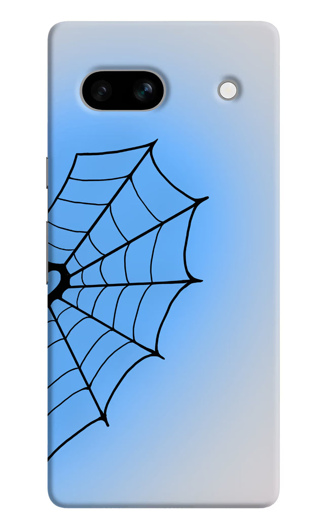 Blue Web Google Pixel 7A Hard Case Back Cover by Casekaro