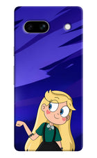 Star Glow Google Pixel 7A Hard Case Back Cover by Casekaro