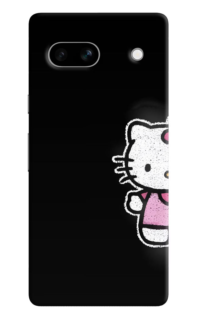 Kitty Charm Google Pixel 7A Hard Case Back Cover by Casekaro