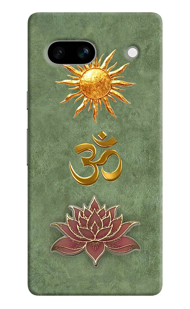 Om & Lotus Google Pixel 7A Back Cover