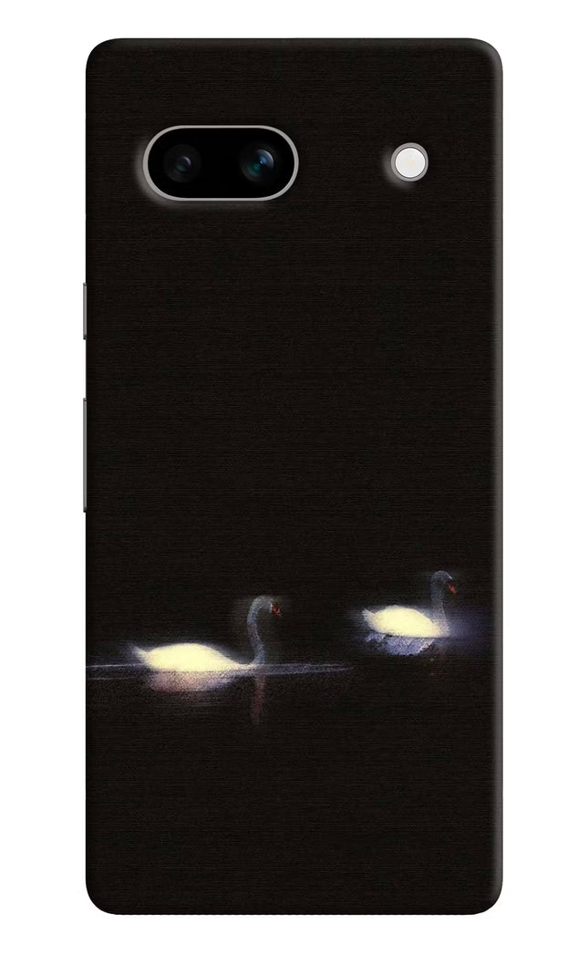 Silent Swans Google Pixel 7A Hard Case Back Cover by Casekaro