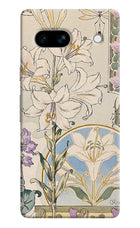 White Lily Google Pixel 7A Back Cover