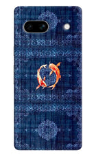 Koi Blue Google Pixel 7A Back Cover