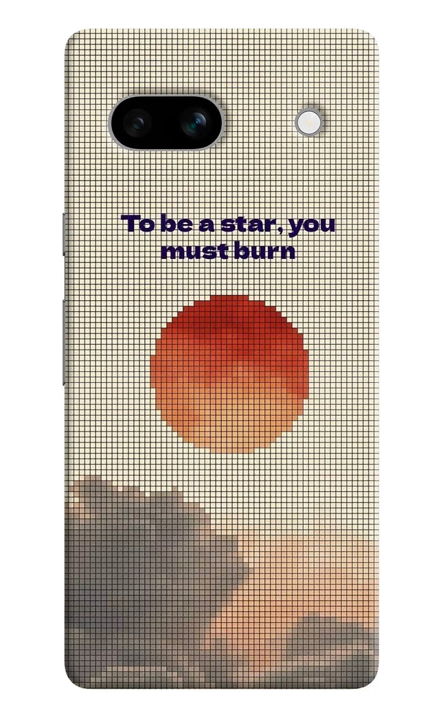 Pixel Sun Google Pixel 7A Hard Case Back Cover by Casekaro