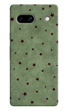 Green Stars Google Pixel 7A Back Cover