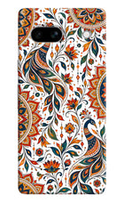 White Mayura Google Pixel 7A Hard Case Back Cover by Casekaro