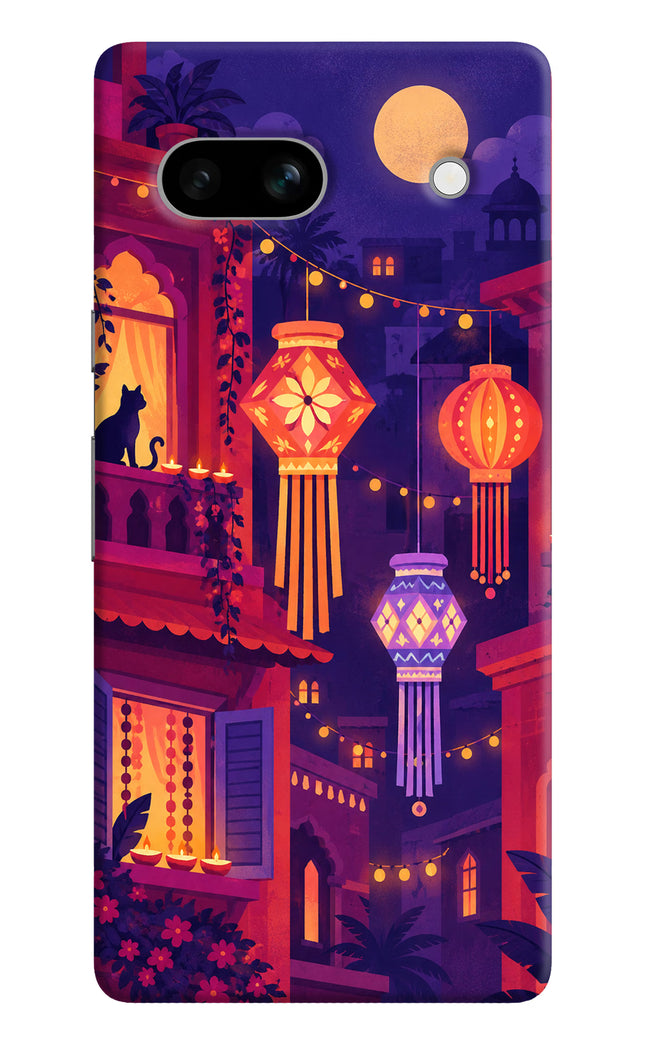 Lantern Lane Google Pixel 7A Hard Case Back Cover by Casekaro