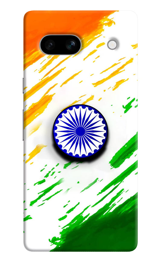 Indian Flag Ashoka Chakra Google Pixel 7A Pop Case by Casekaro