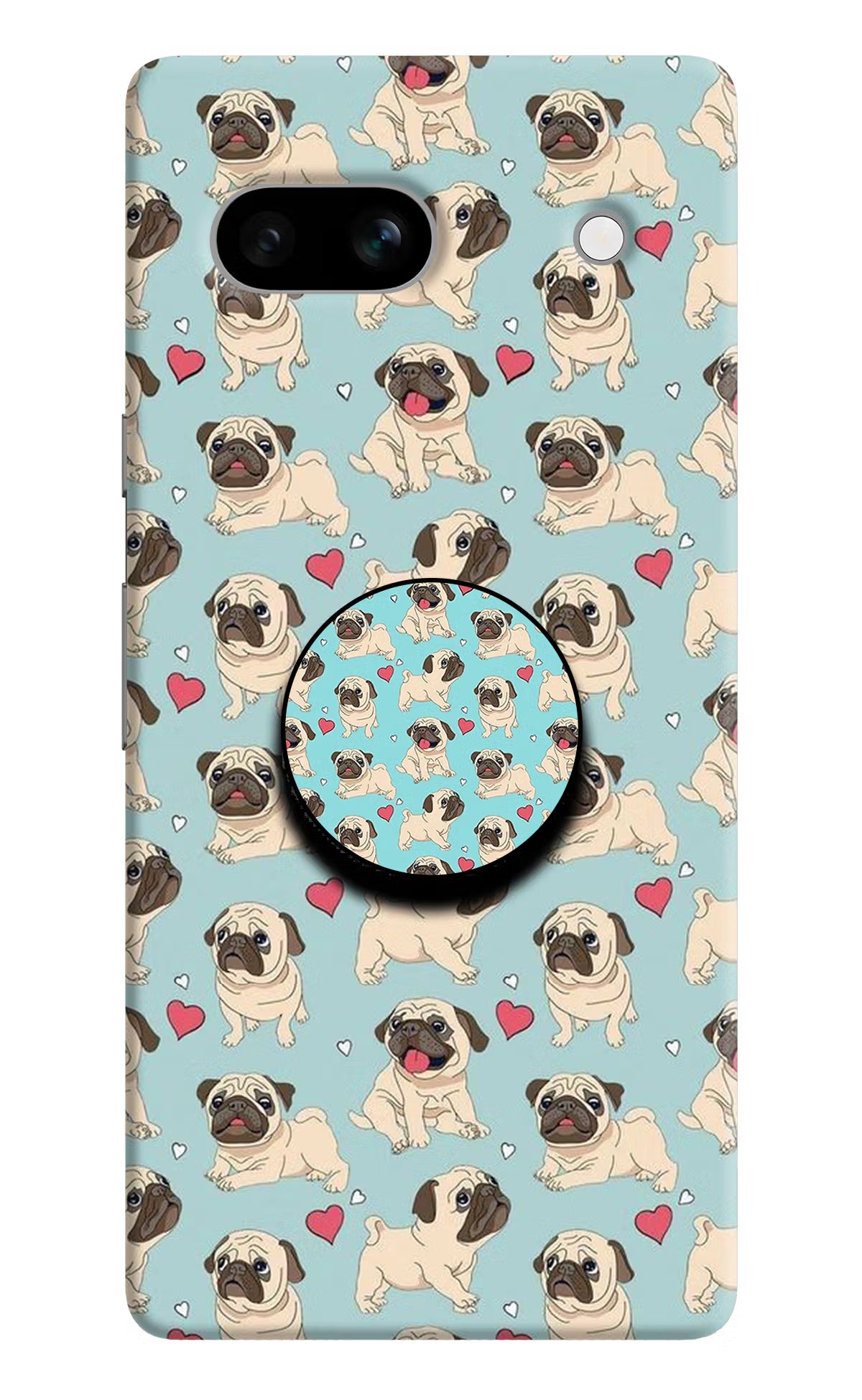 Pug Dog Google Pixel 7A Pop Case by Casekaro