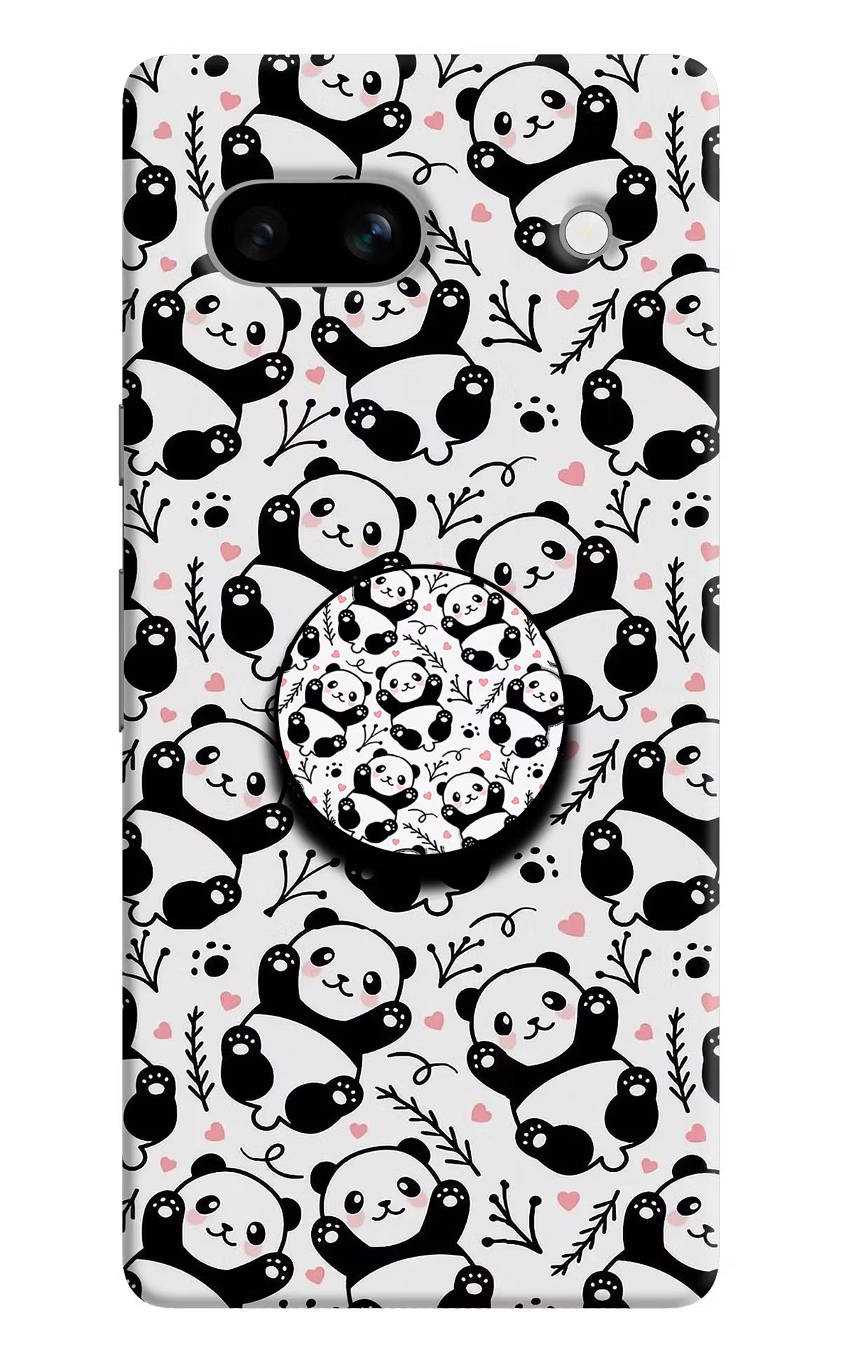 Cute Panda Google Pixel 7A Pop Case by Casekaro