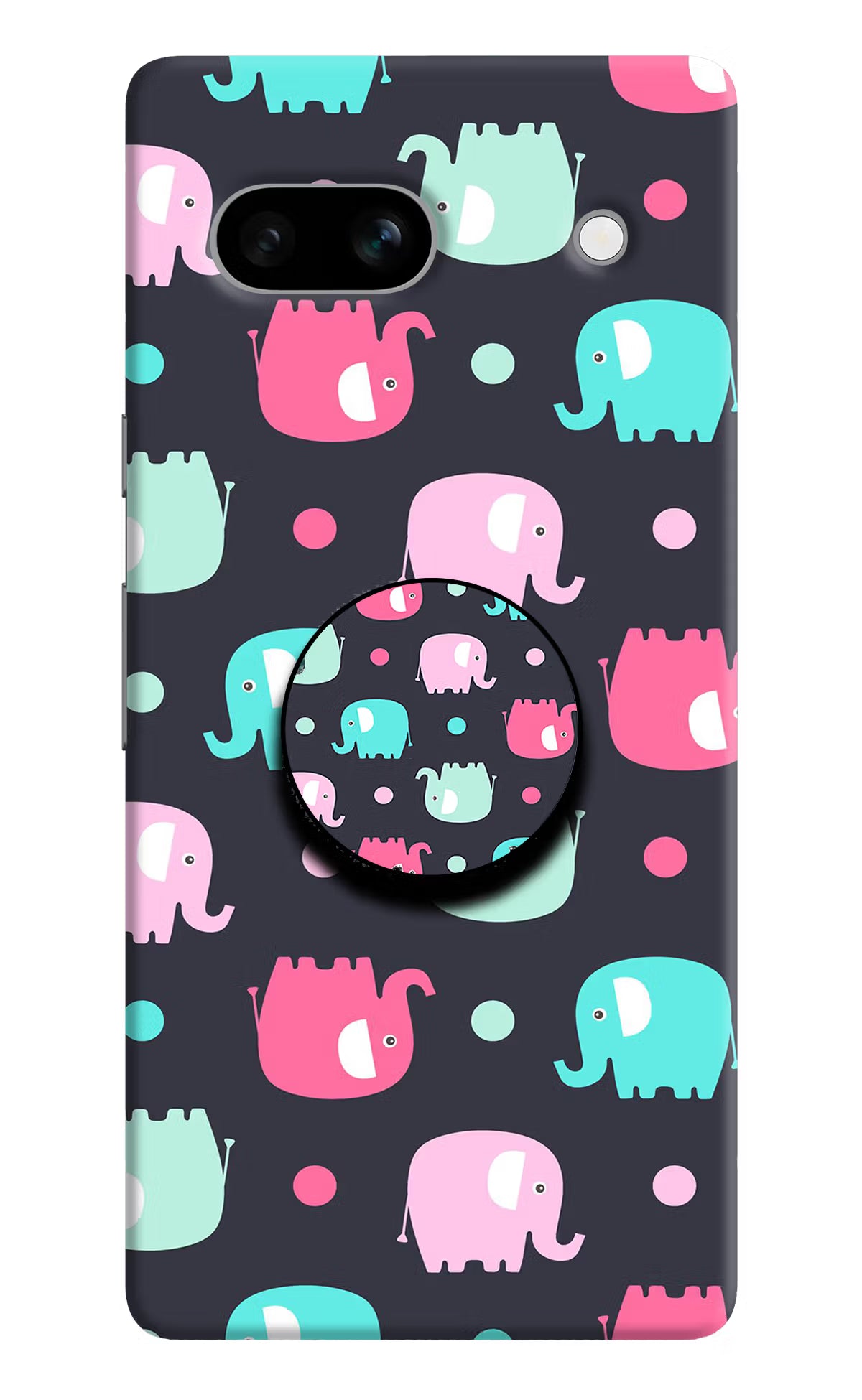 Baby Elephants Google Pixel 7A Pop Case by Casekaro