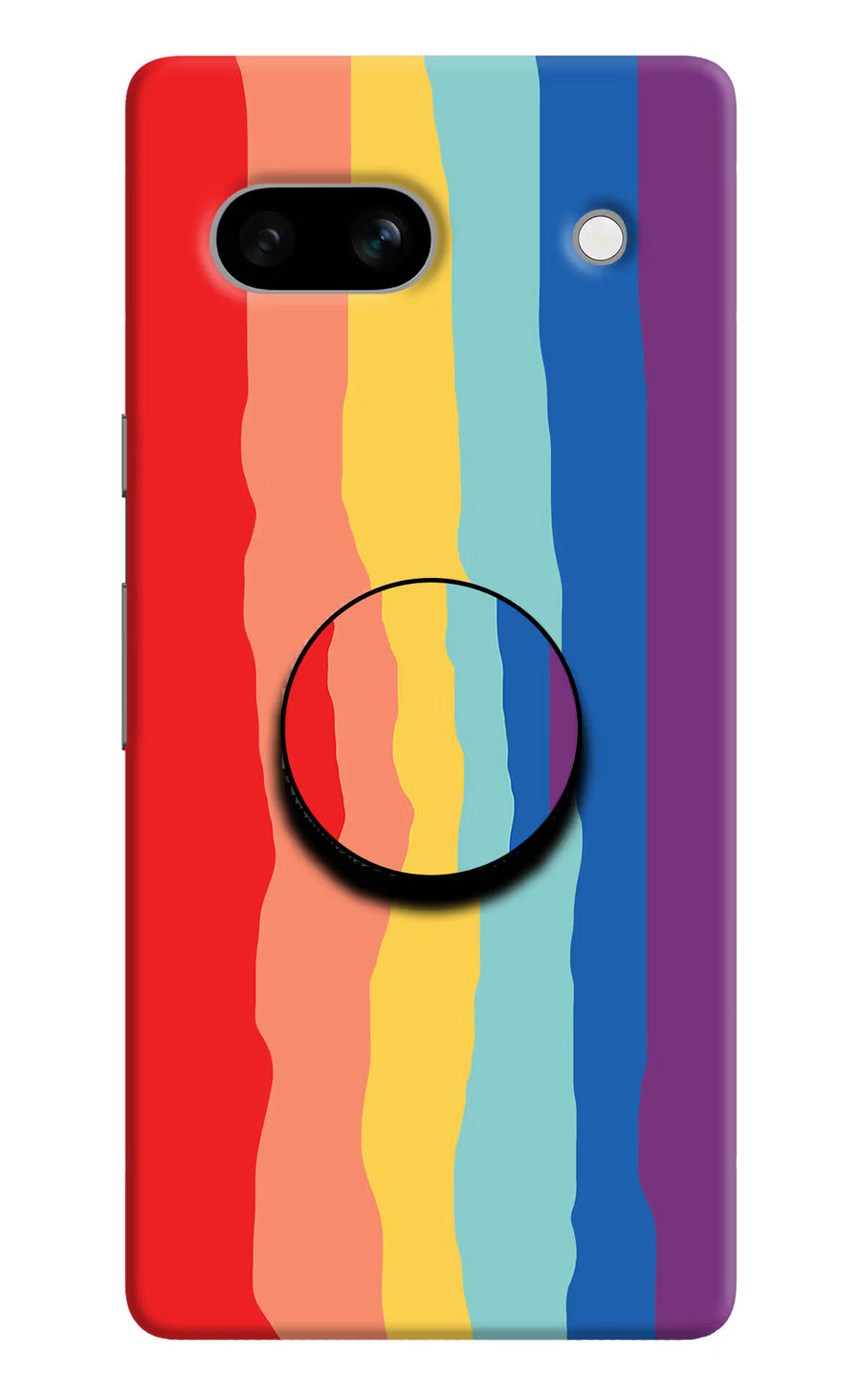 Rainbow Google Pixel 7A Pop Case, Hard case
