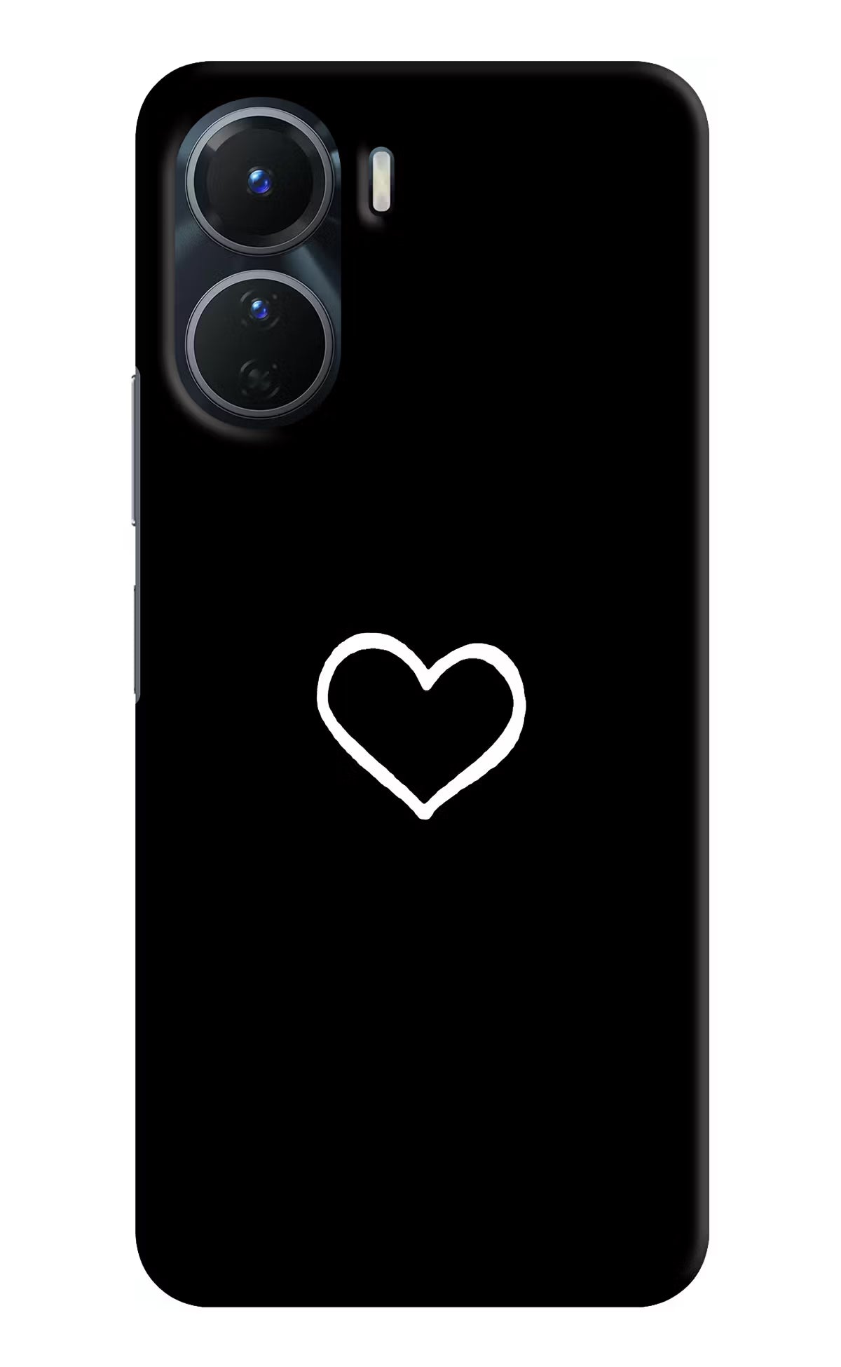 Heart Vivo T2x 5G Hard Case Back Cover by Casekaro