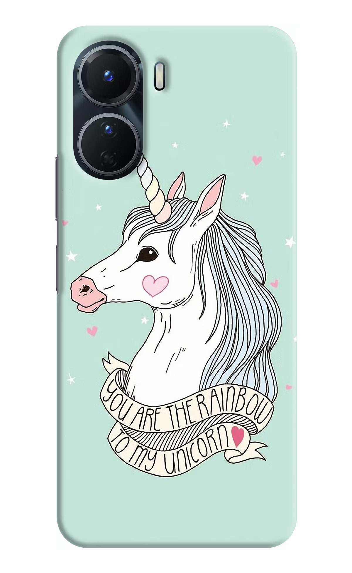 Unicorn Wallpaper Vivo T2x 5G Hard Case Back Cover by Casekaro