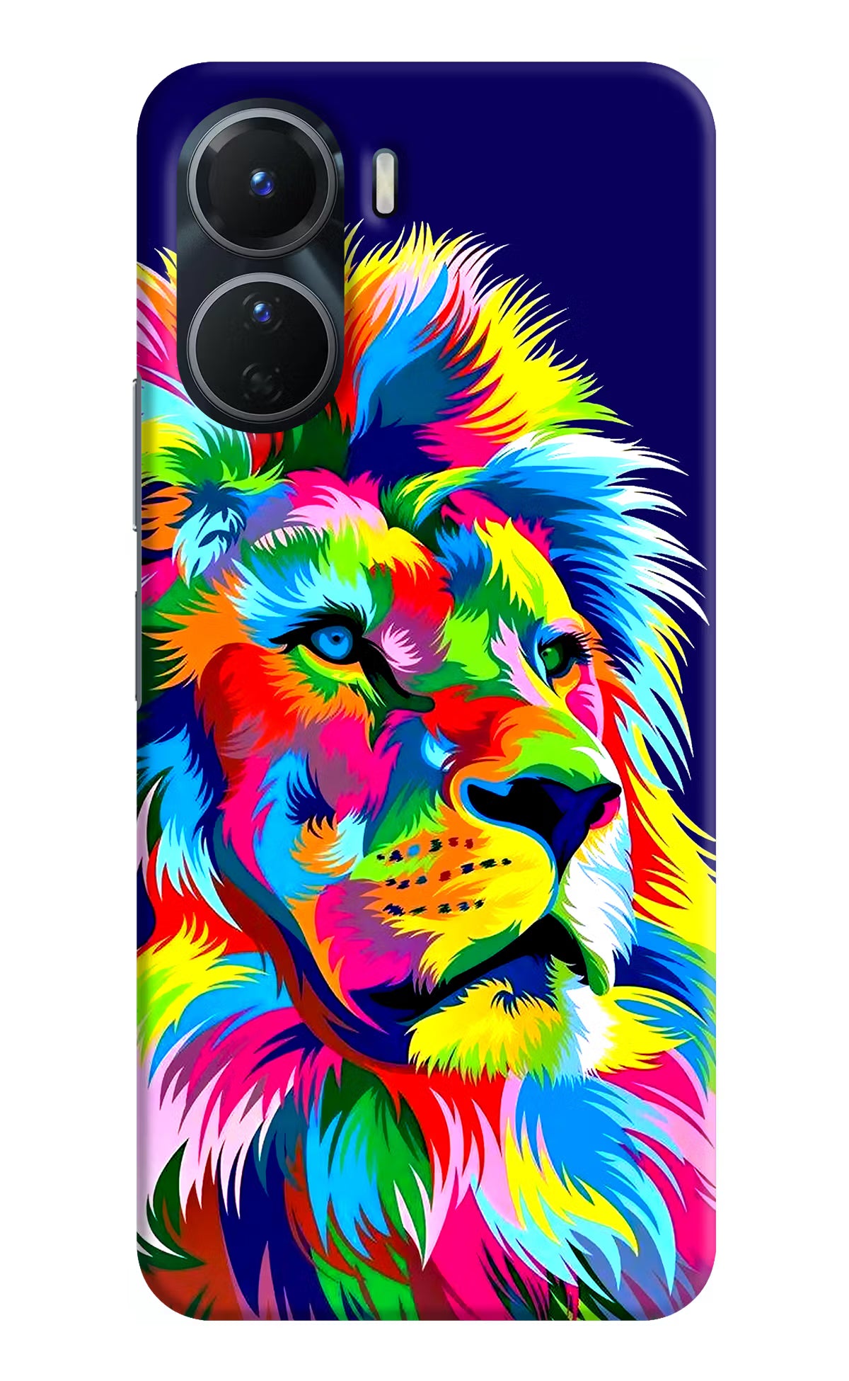 Vector Art Lion Vivo T2x 5G Hard Case Back Cover by Casekaro