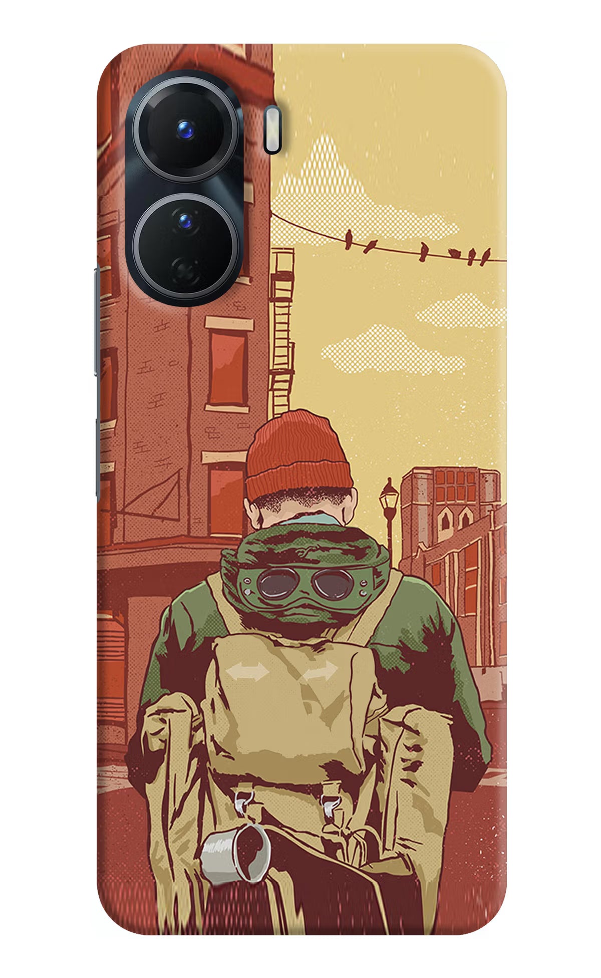 Adventurous Vivo T2x 5G Hard Case Back Cover by Casekaro