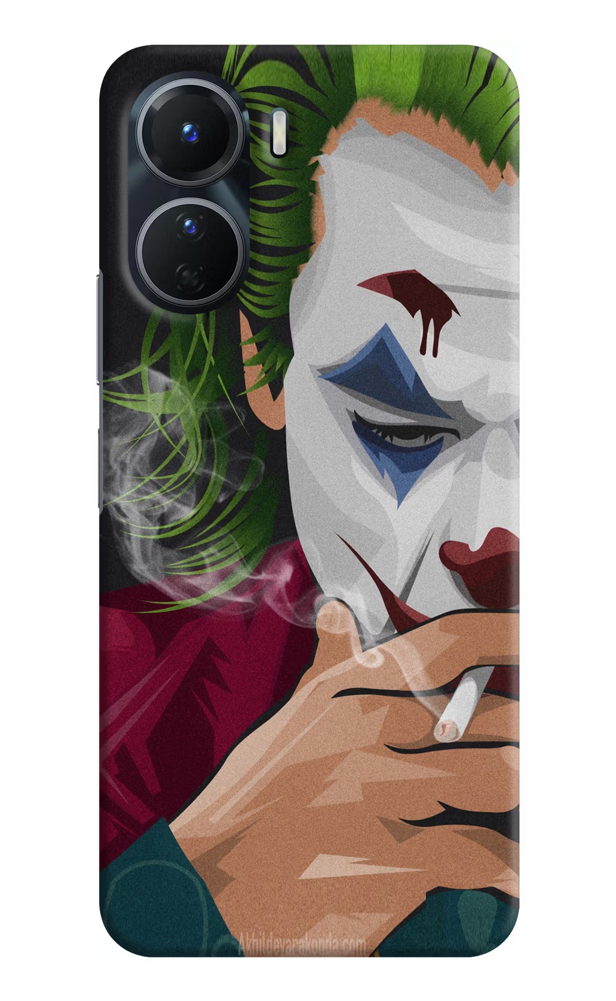 Joker Smoking Vivo T2x 5G Hard Case Back Cover by Casekaro