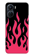 Fire Flames Vivo T2x 5G Hard Case Back Cover by Casekaro