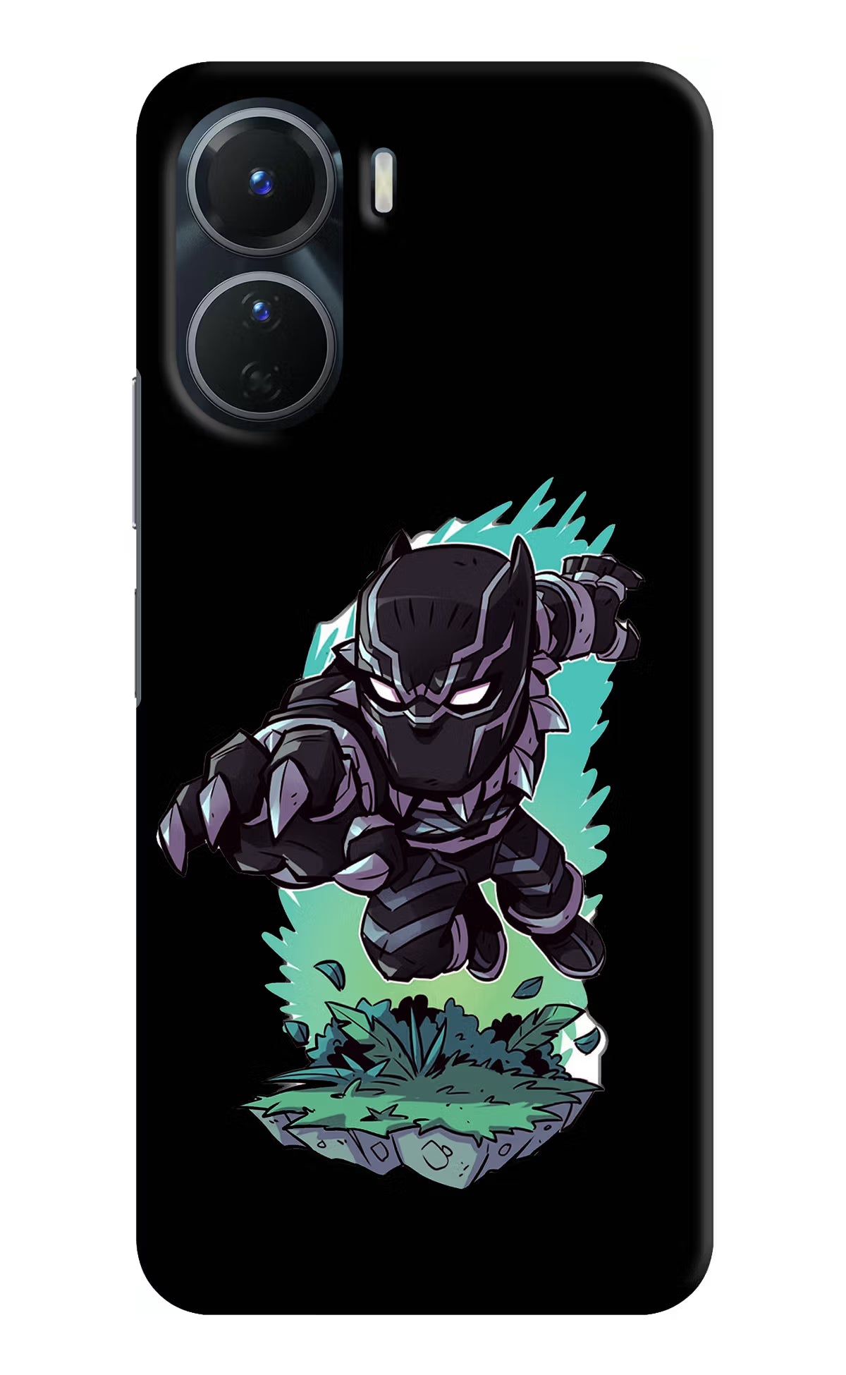 Black Panther Vivo T2x 5G Hard Case Back Cover by Casekaro