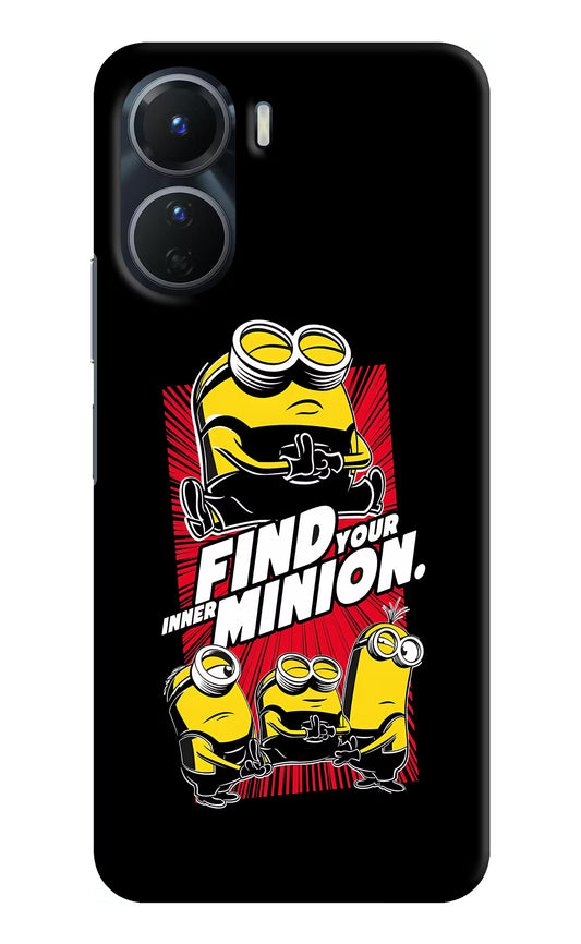 Find your inner Minion Vivo T2x 5G Hard Case Back Cover by Casekaro