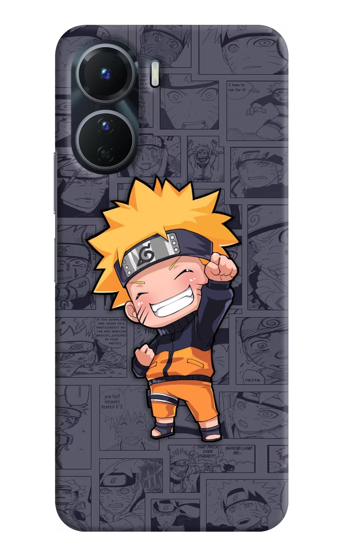 Chota Naruto Vivo T2x 5G Hard Case Back Cover by Casekaro