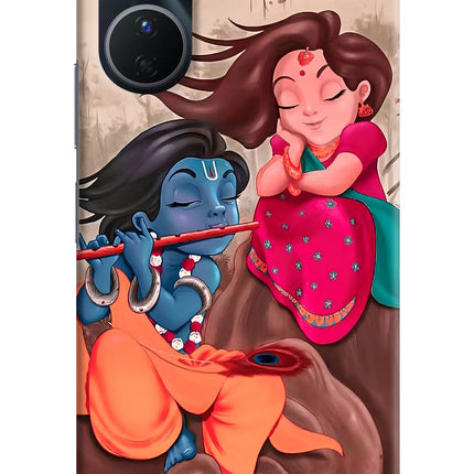 Radhe Krishna Vivo T2x 5G Hard Case Back Cover by Casekaro