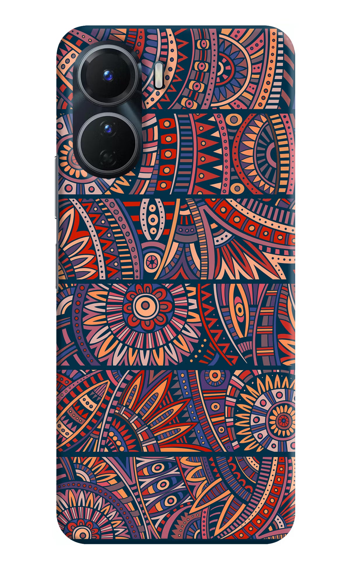 African Culture Design Vivo T2x 5G Hard Case Back Cover by Casekaro