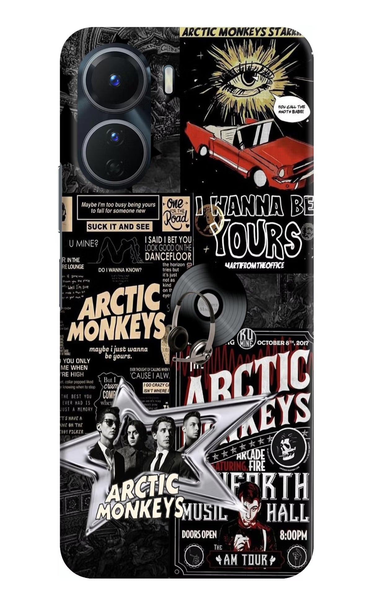 Arctic Monkeys Vivo T2x 5G Hard Case Back Cover by Casekaro