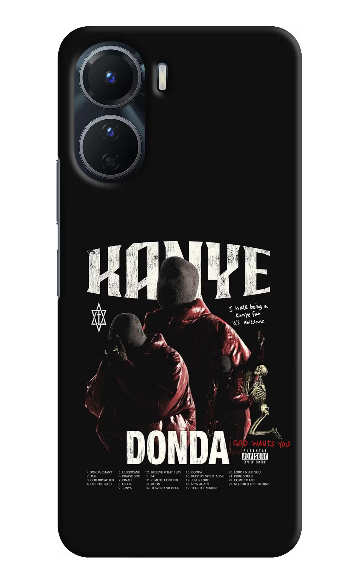 Donda Kanye West Vivo T2x 5G Back Cover