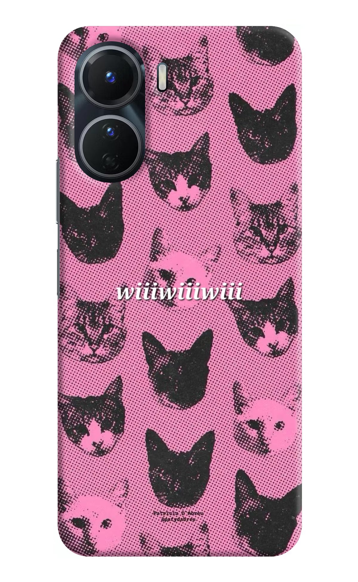Pink Cats Vivo T2x 5G Back Cover
