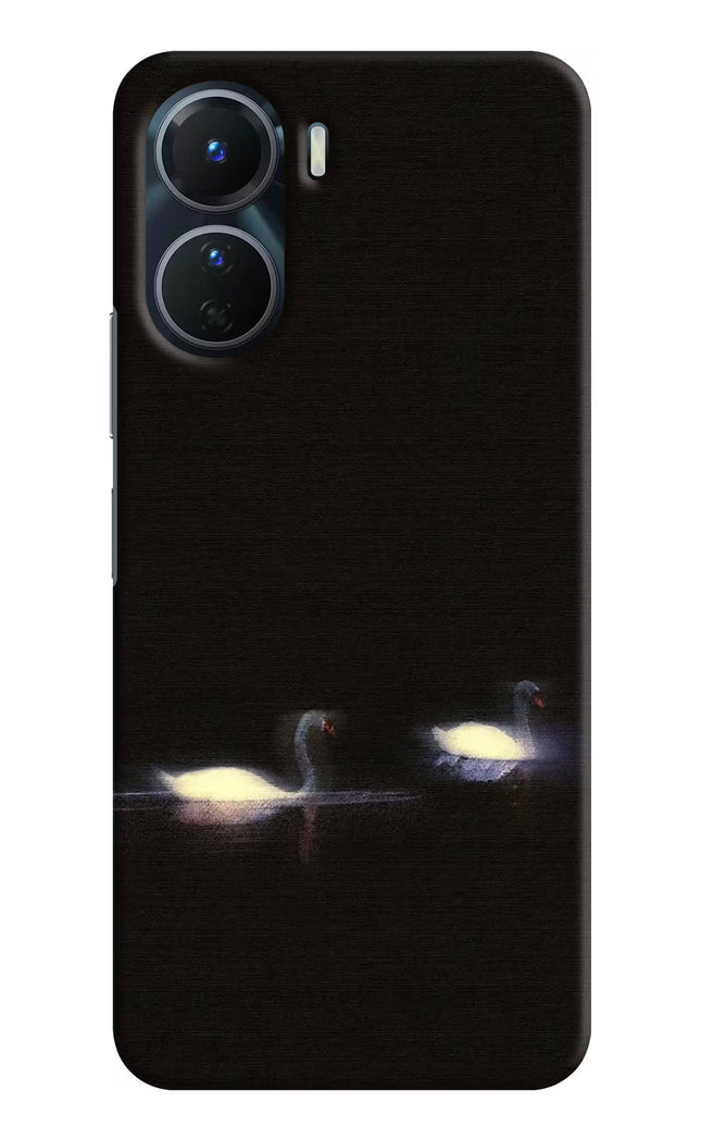 Silent Swans Vivo T2x 5G Hard Case Back Cover by Casekaro