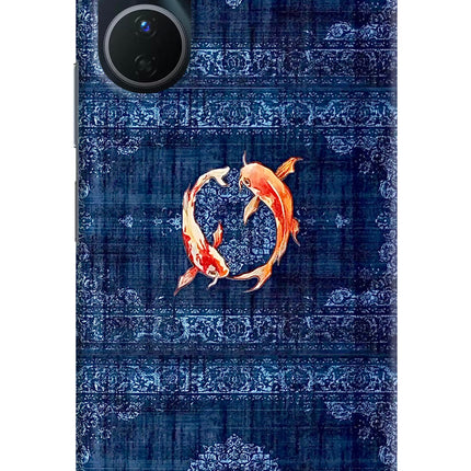 Koi Blue Vivo T2x 5G Hard Case Back Cover by Casekaro