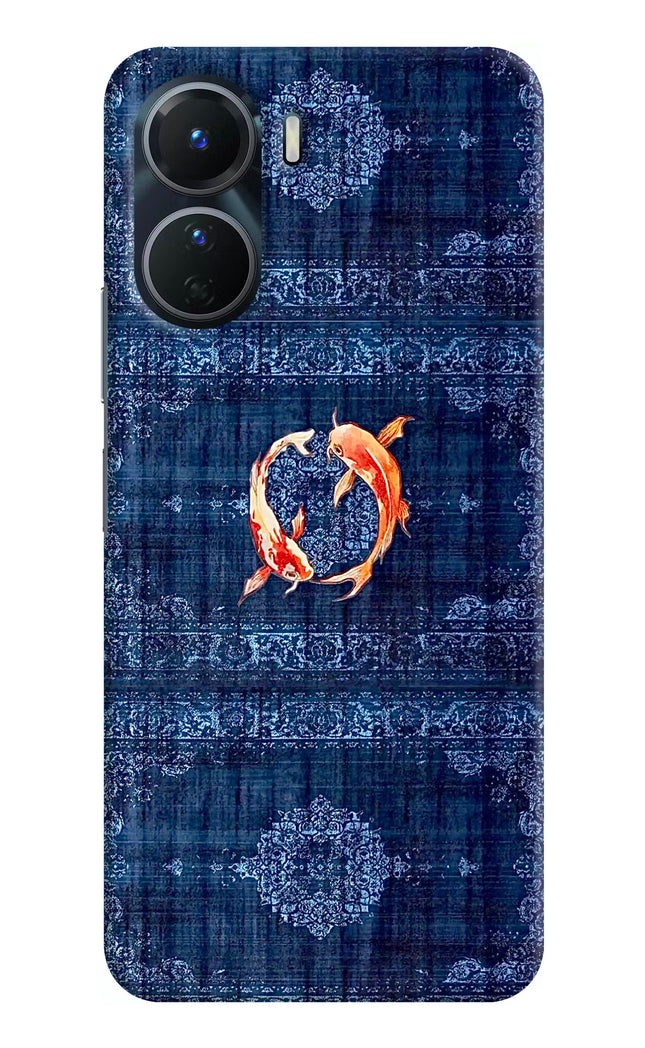 Koi Blue Vivo T2x 5G Hard Case Back Cover by Casekaro