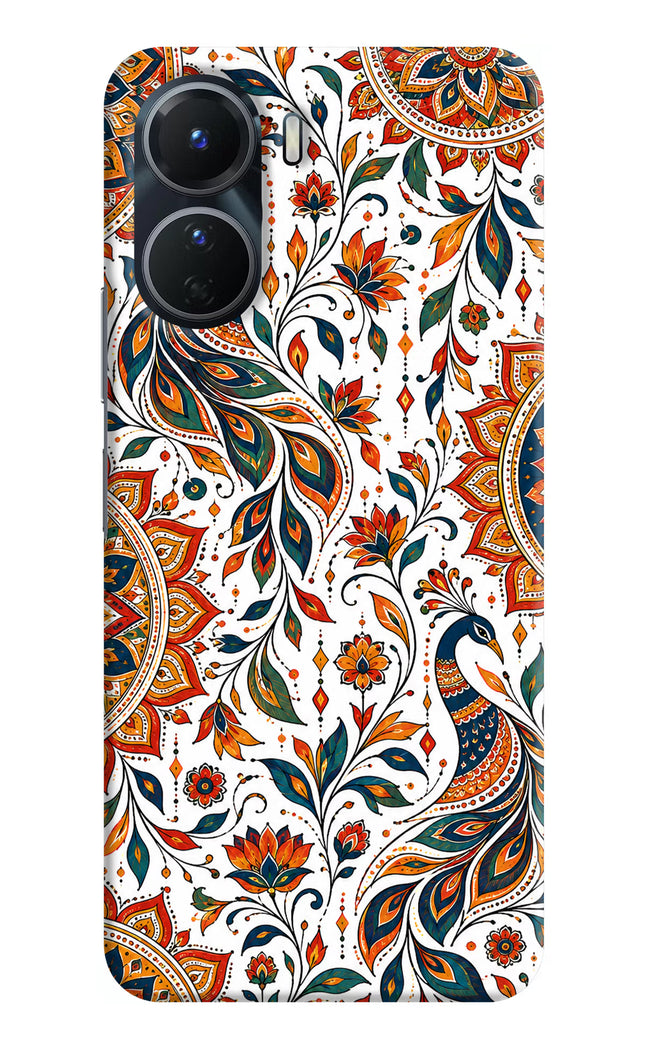White Mayura Vivo T2x 5G Hard Case Back Cover by Casekaro