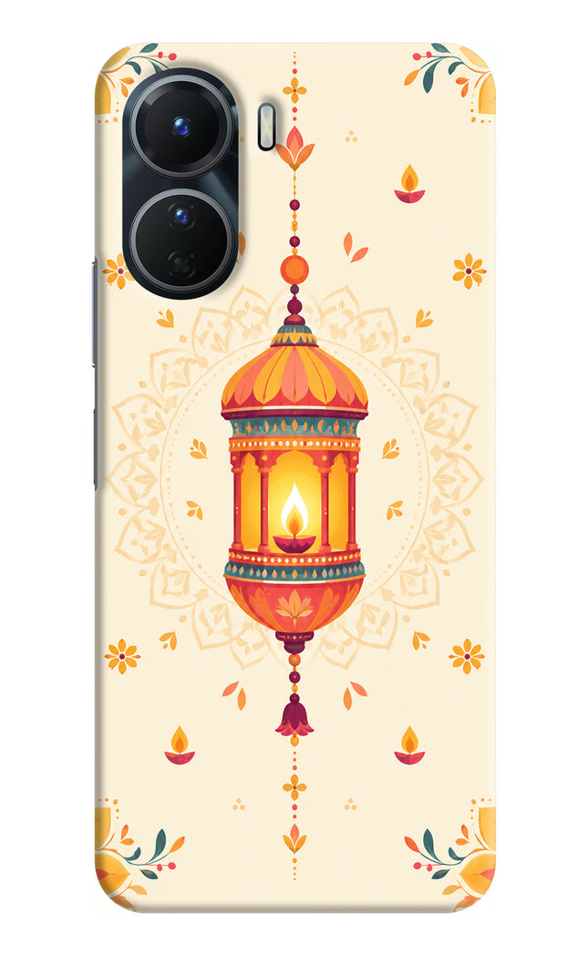 Golden Lantern Vivo T2x 5G Hard Case Back Cover by Casekaro