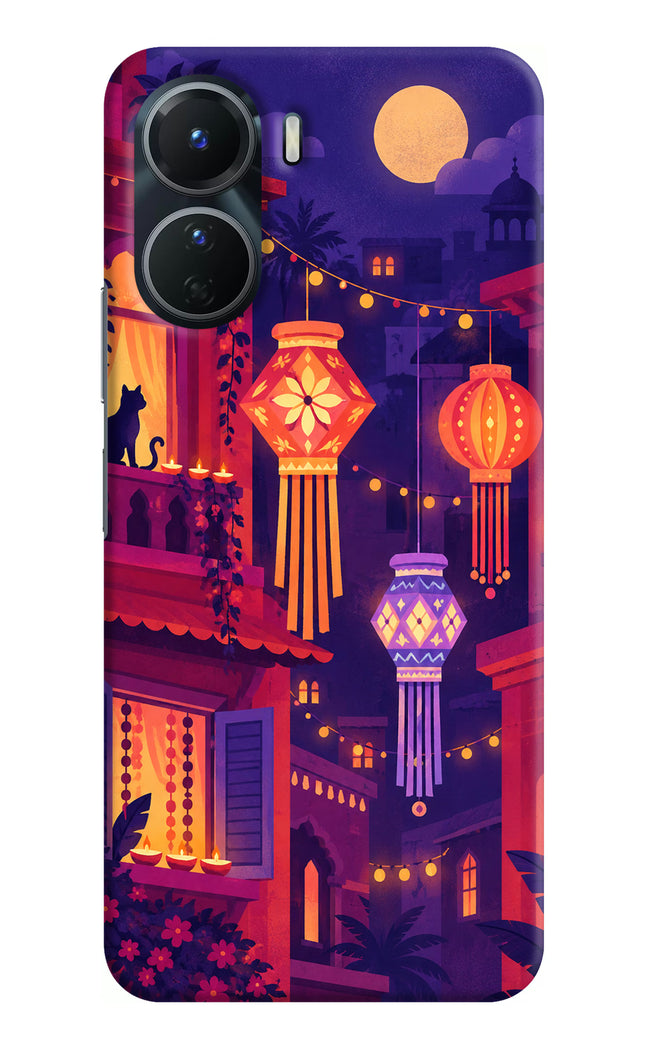 Lantern Lane Vivo T2x 5G Hard Case Back Cover by Casekaro