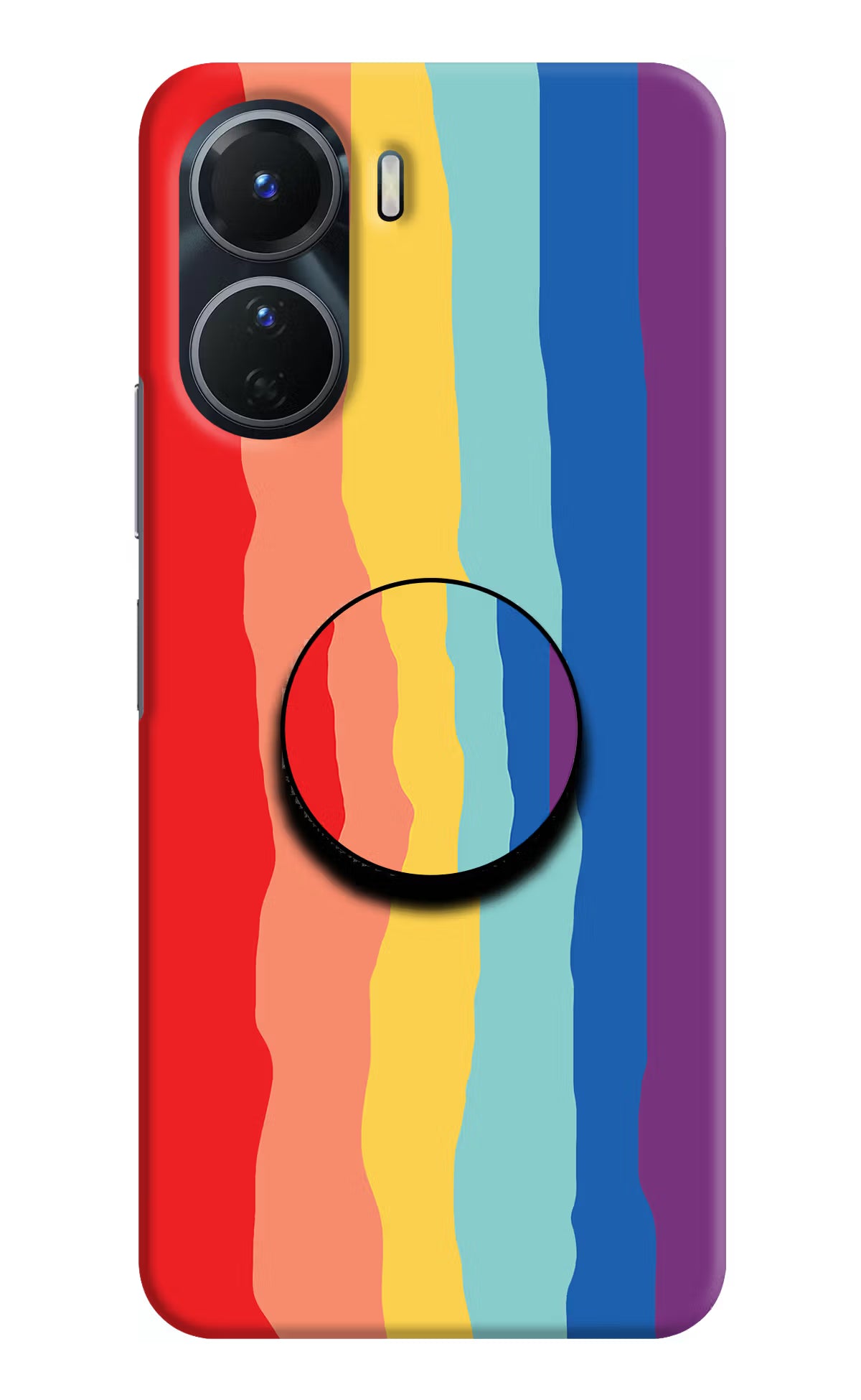 Rainbow Vivo T2x 5G Pop Case by Casekaro