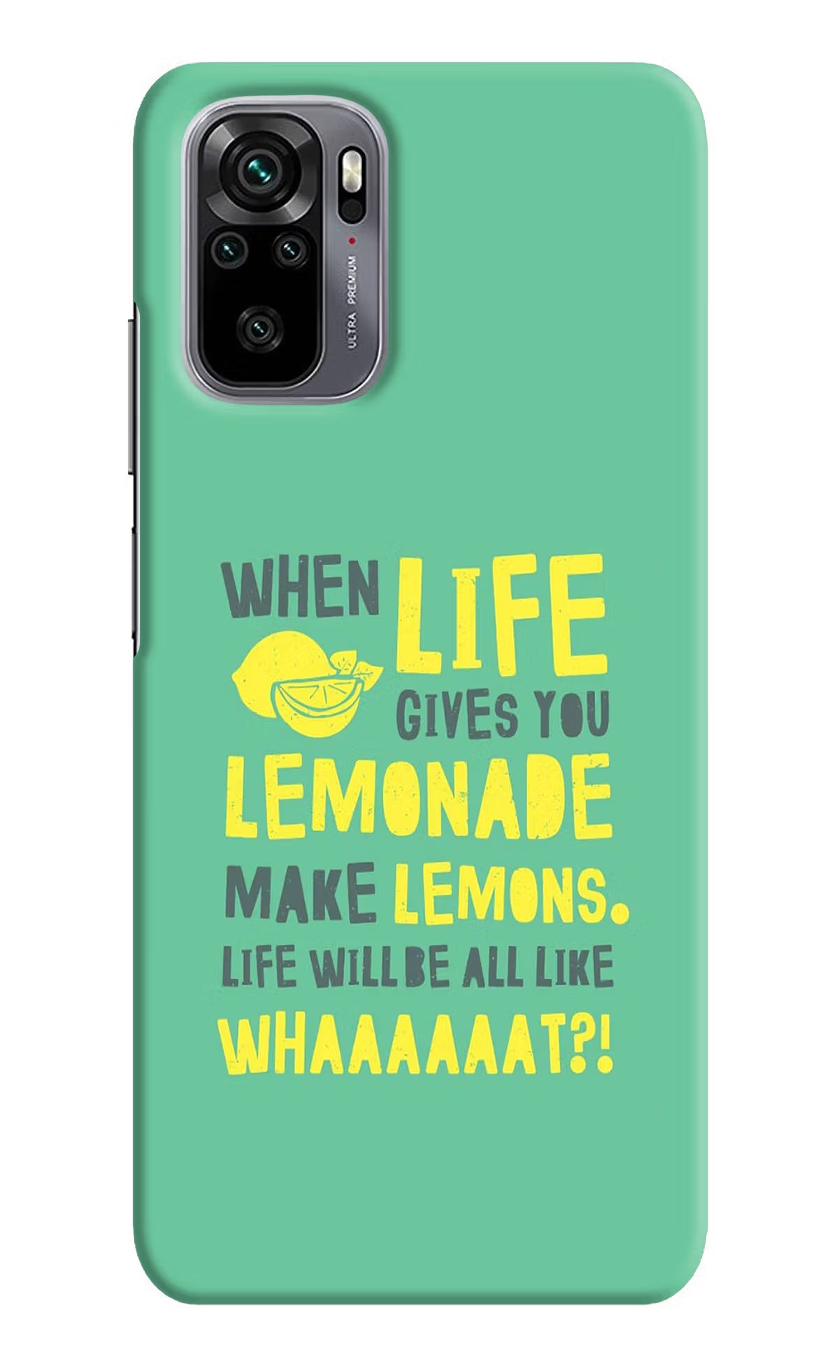 Quote Redmi Note 11 SE Hard Case Back Cover by Casekaro