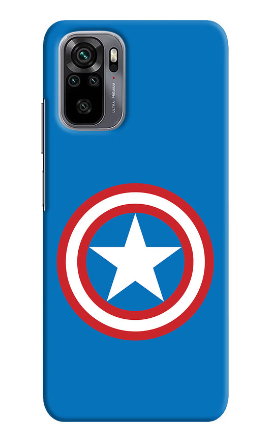 Captain America Logo Redmi Note 11 SE Hard Case Back Cover by Casekaro
