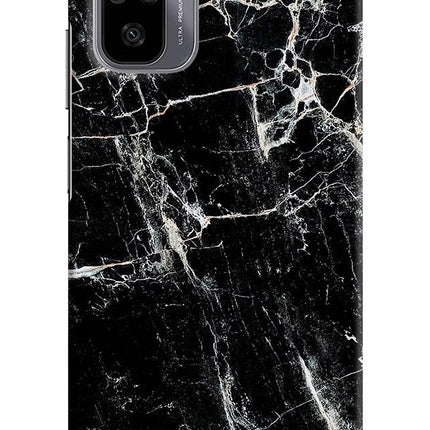 Black Marble Texture Redmi Note 11 SE Hard Case Back Cover by Casekaro