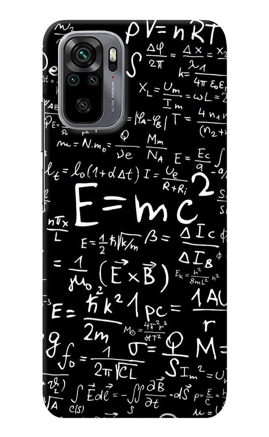 Physics Albert Einstein Formula Redmi Note 11 SE Back Cover