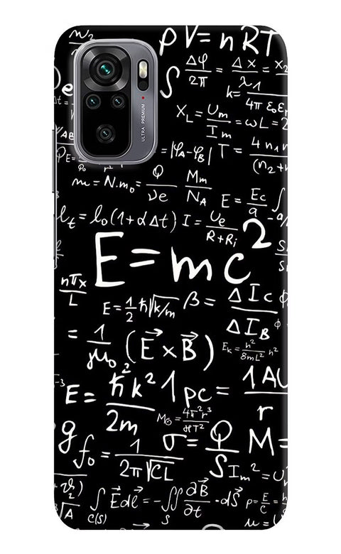 Physics Formula Redmi Note 11 SE Back Cover