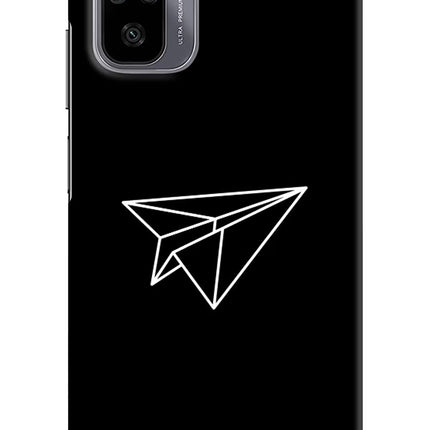 Paper Plane White Redmi Note 11 SE Hard Case Back Cover by Casekaro
