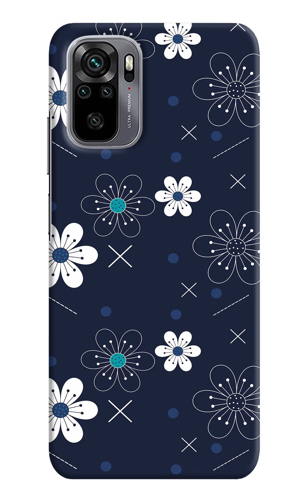 Flowers Redmi Note 11 SE Hard Case Back Cover by Casekaro
