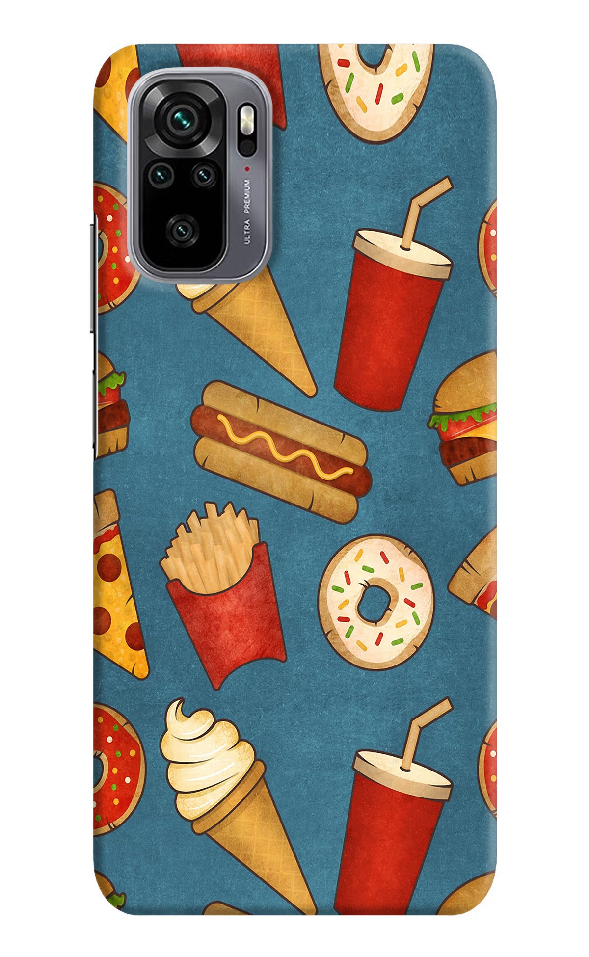 Foodie Redmi Note 11 SE Hard Case Back Cover by Casekaro