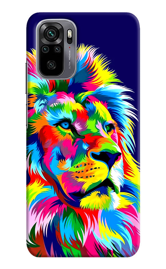 Vector Art Lion Redmi Note 11 SE Hard Case Back Cover by Casekaro