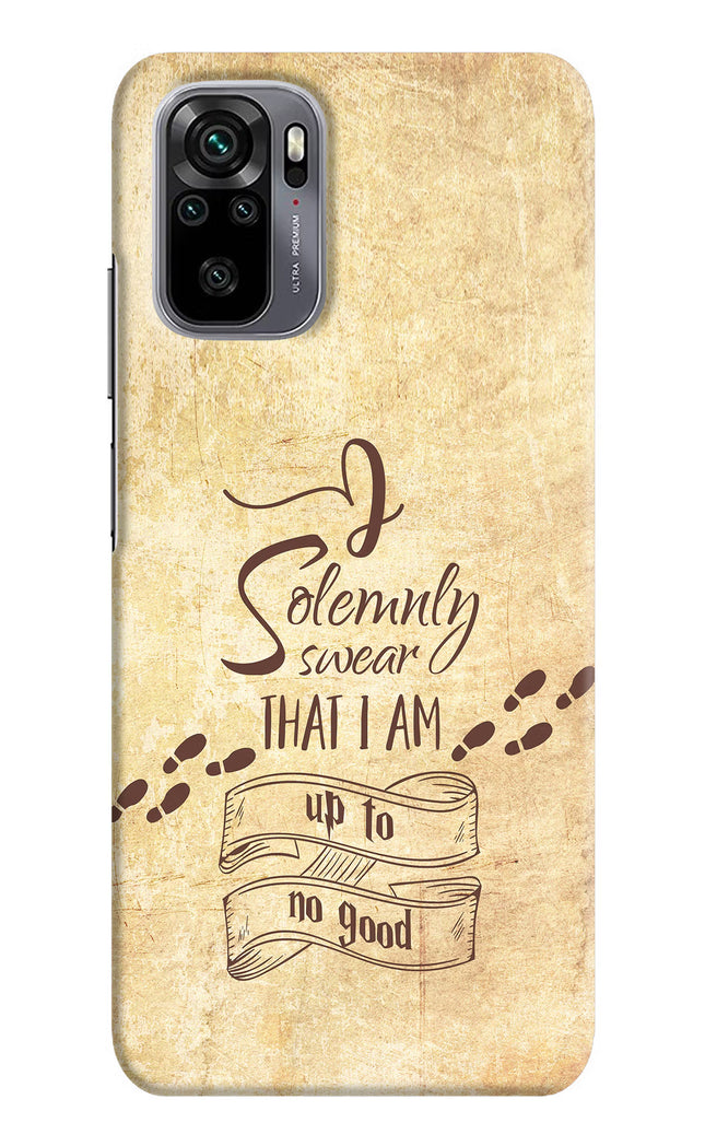 I Solemnly swear that i up to no good Redmi Note 11 SE Hard Case Back Cover by Casekaro